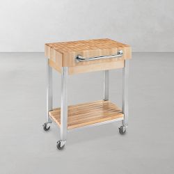 John Boos End-Grain Butcher Block Classic Kitchen Cart