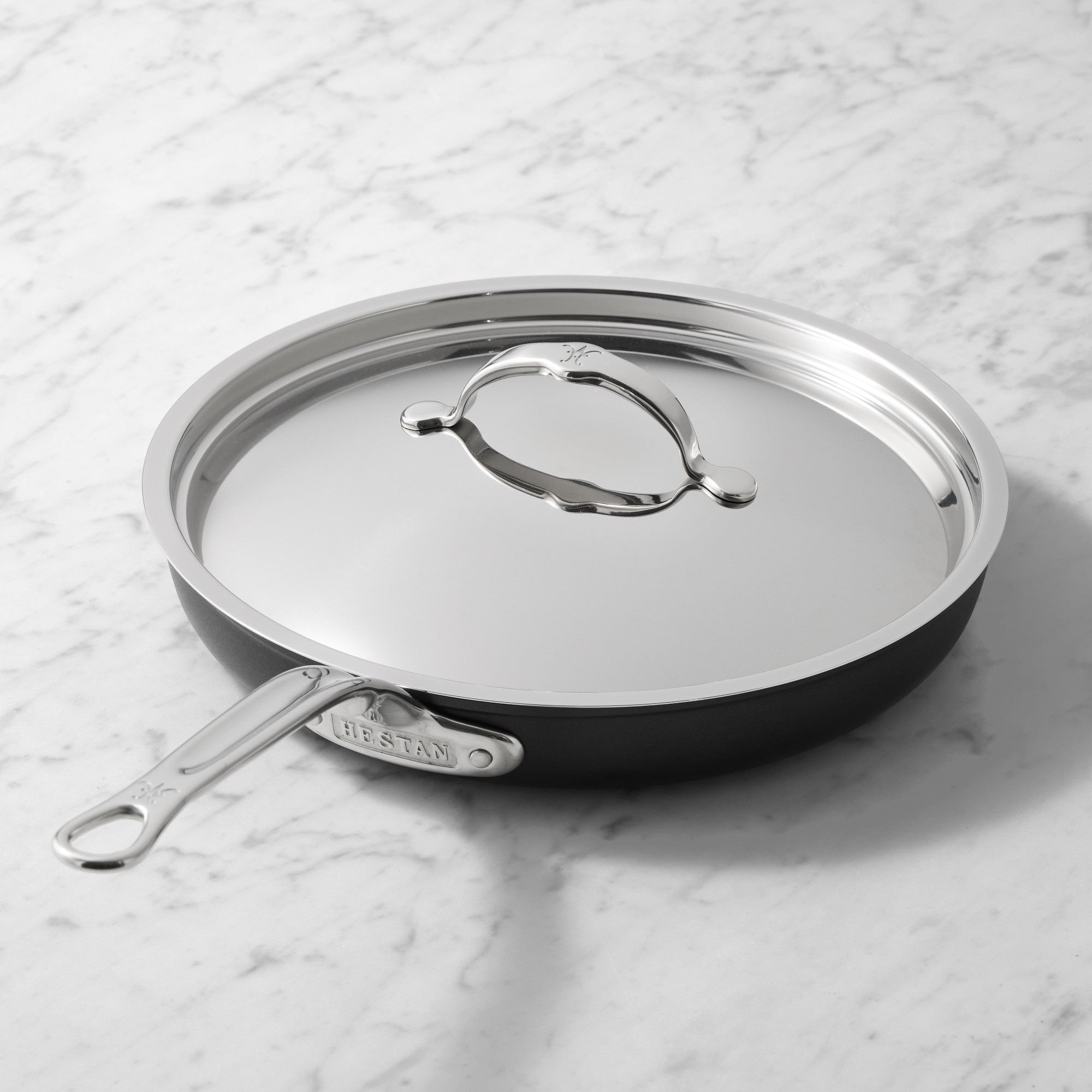 Hestan TITUM Fusion Nonstick Skillet with Lid Simolary simolary.com