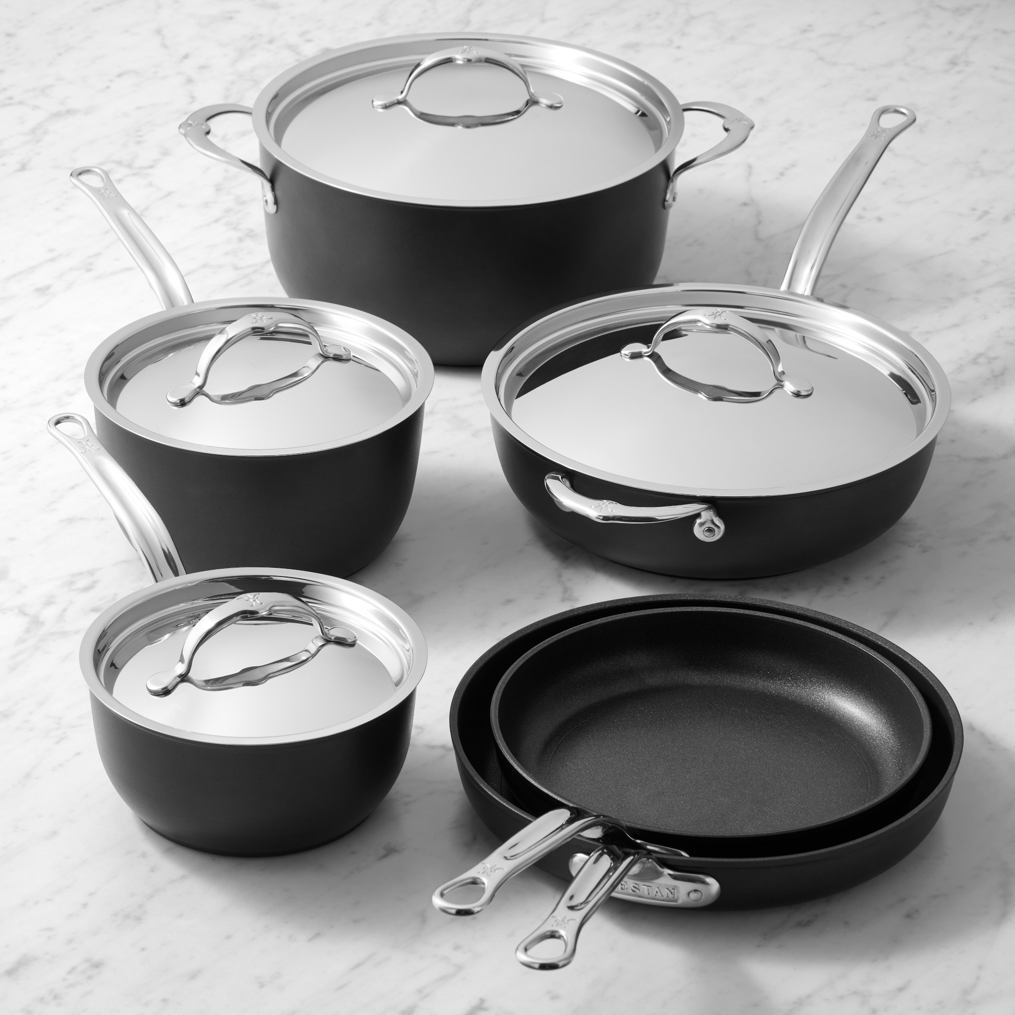 Hestan TITUM Fusion Nonstick 10-Piece Set Sansujyuku sansujyuku.com