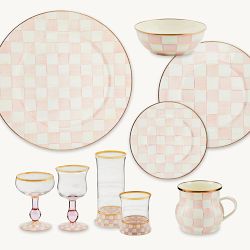 Mackenzie-Childs Rosy Check Collection