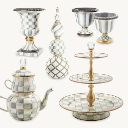 MacKenzie-Childs Sterling Check Collection