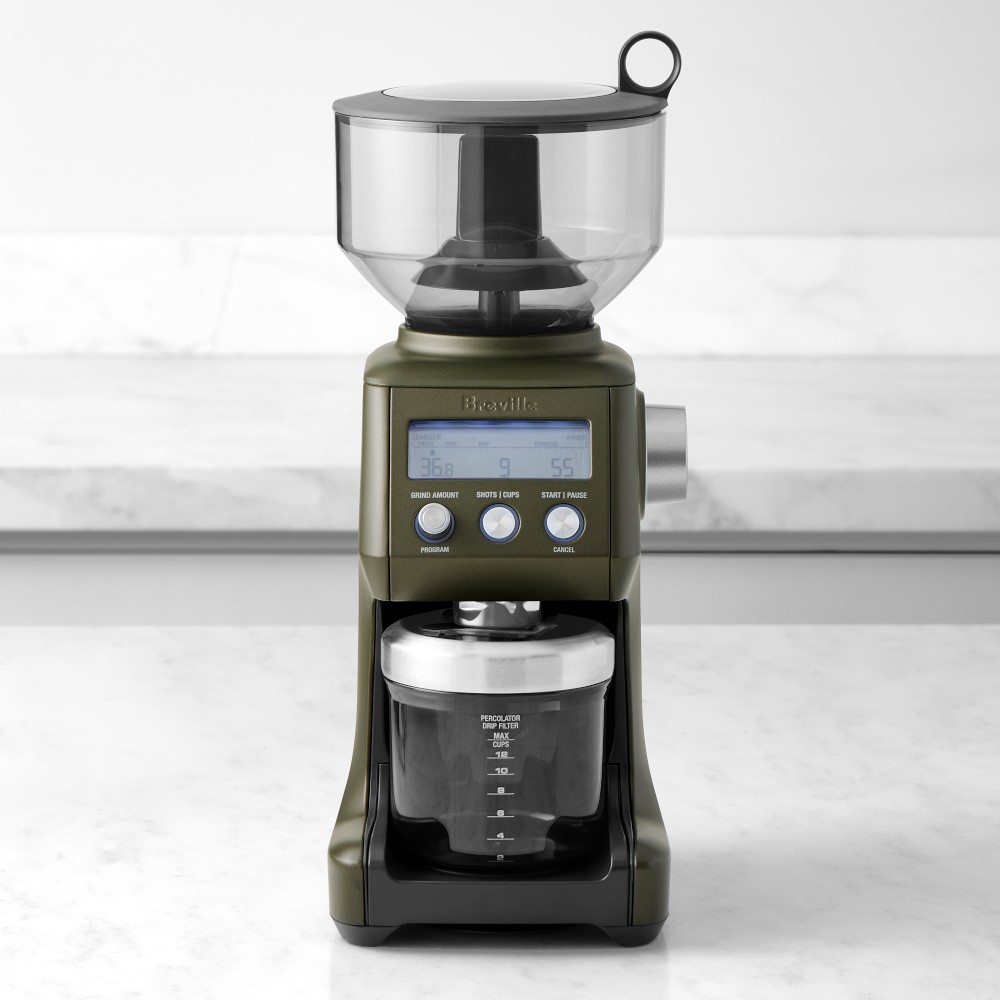 Breville Smart Grinder™ Pro Conical Burr Grinder - Olive Tapenade