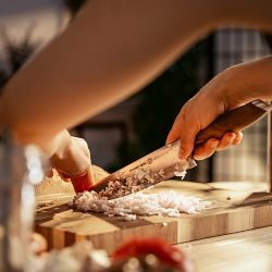 Schmidt Brothers Bonded Teak Knives, Set of 15