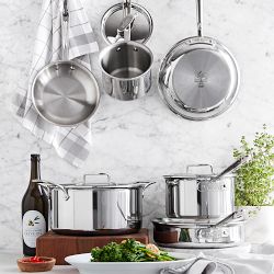 All-Clad D5® Stainless-Steel 10-Piece Set | Williams Sonoma
