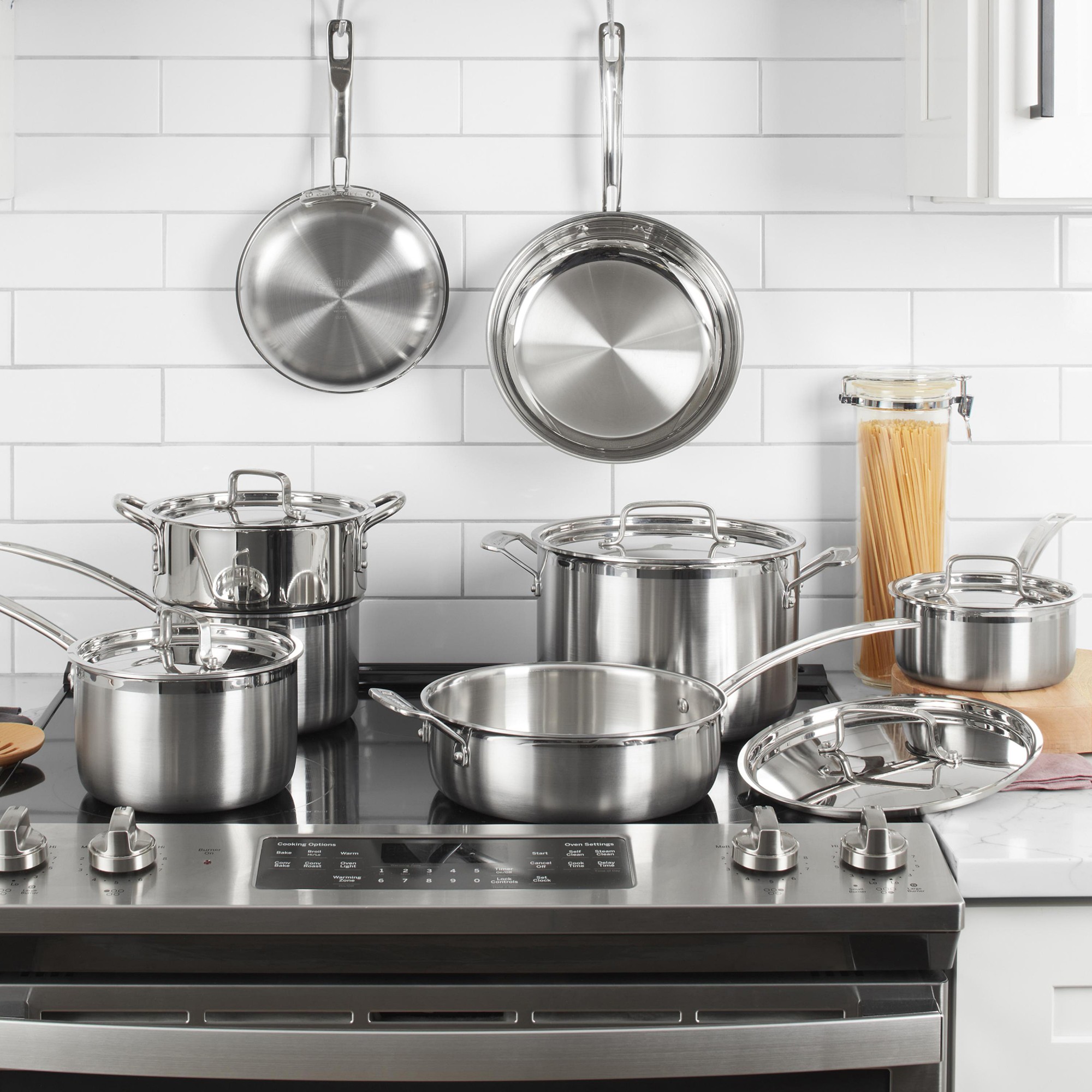 Cuisinart Multiclad Pro Tri-Ply Stainless-Steel 12-Piece Cookware Set Sansujyuku sansujyuku.com