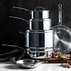 Hestan ProBond Luxe Professional Clad Stainless-Steel 10-Piece Cookware Set