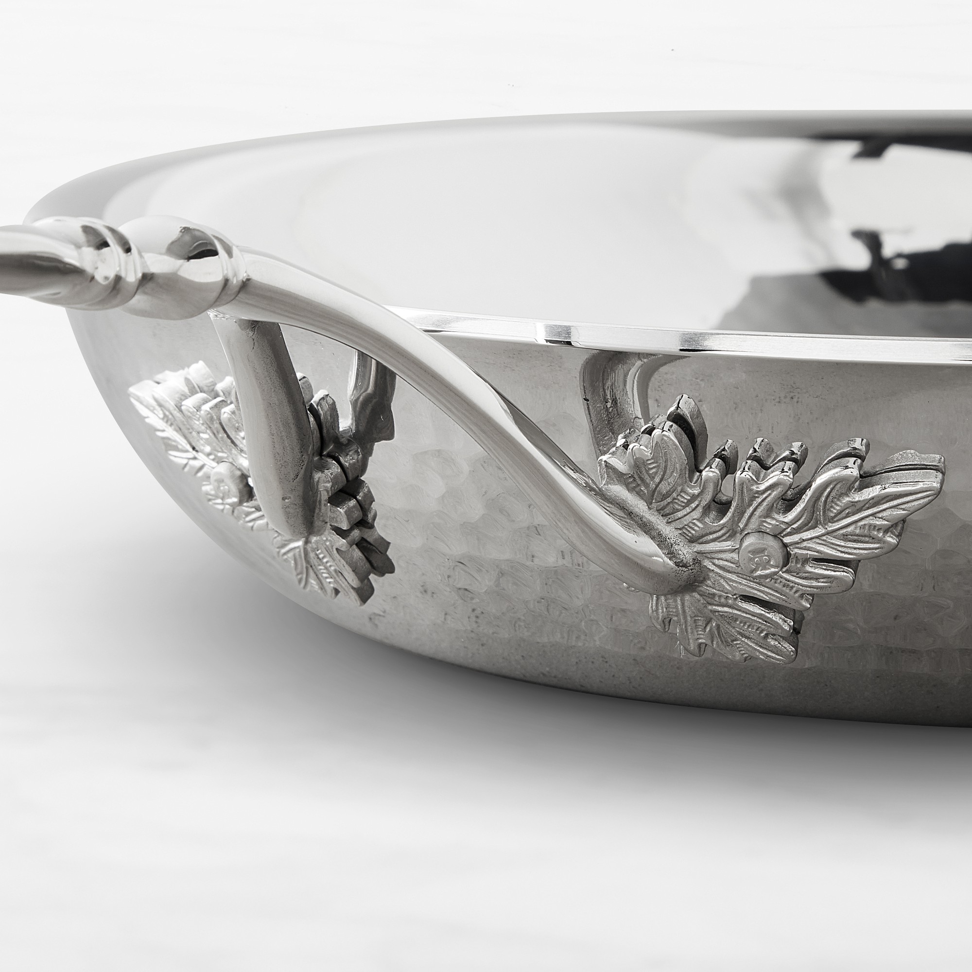 Ruffoni Opus Prima Hammered Stainless-Steel Saucepan with Artichoke Knob, 4-Qt. Sansujyuku sansujyuku.com