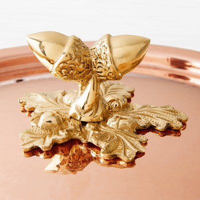 Ruffoni Historia Hammered Copper Chef Braiser with Acorn Knob, 3.5-Qt. Simolary simolary.com 12