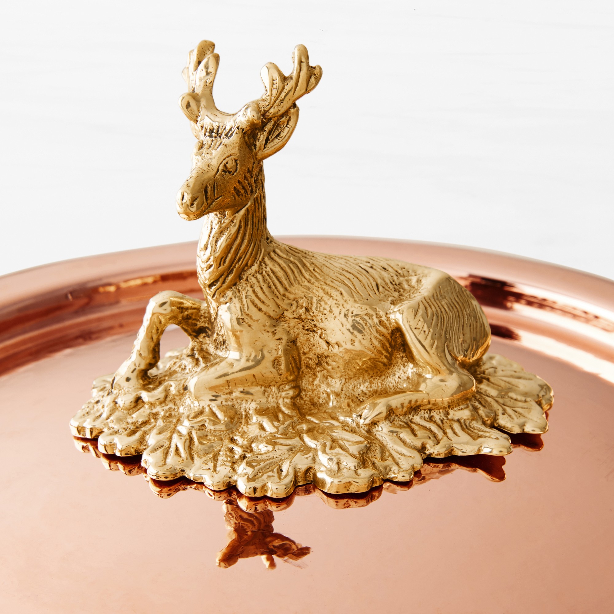 Ruffoni Historia Hammered Copper Saucepan with Stag Knob, 3-Qt. Simolary simolary.com 8