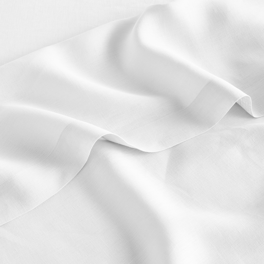 Chambers® Linen Sheet Set, White by Williams Sonoma Home