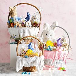 Pottery Barn Kids x Williams Sonoma Large Classic Gingham Easter Basket