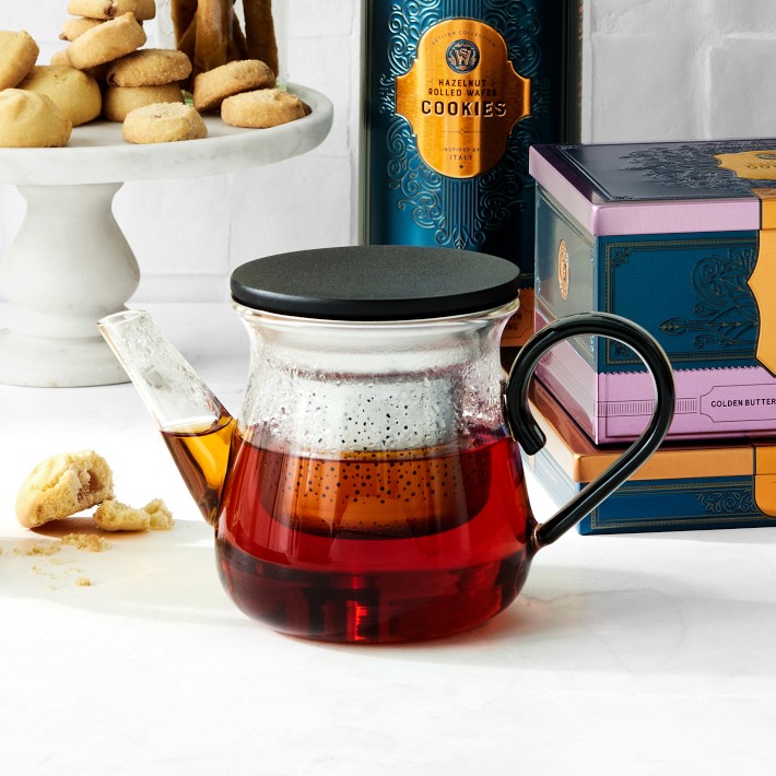 Tea Infuser Pot Glass 18.5oz | Williams Sonoma