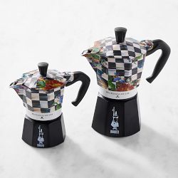 Bialetti Moka MacKenzie-Childs Stovetop Espresso Maker, Courtly Flower Market
