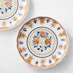 Floral Autumnal Salad Plate