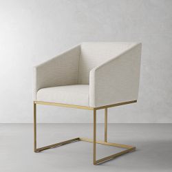 Bradley Upholstered Square Back Dining Armchair