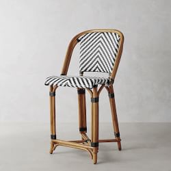 Parisian Bistro Woven Counter Stool