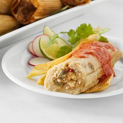 Veggie Tamales with Salsa, Serves 12