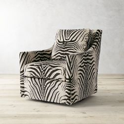 Zebra Swivel Chair