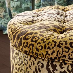 Soho Tufted Round Storage Ottoman (36")