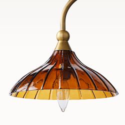 Amelia Linear Pendant, Amber