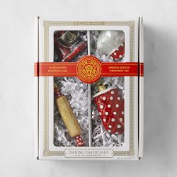 Baking Essentials Glass Ornaments, Set of 4