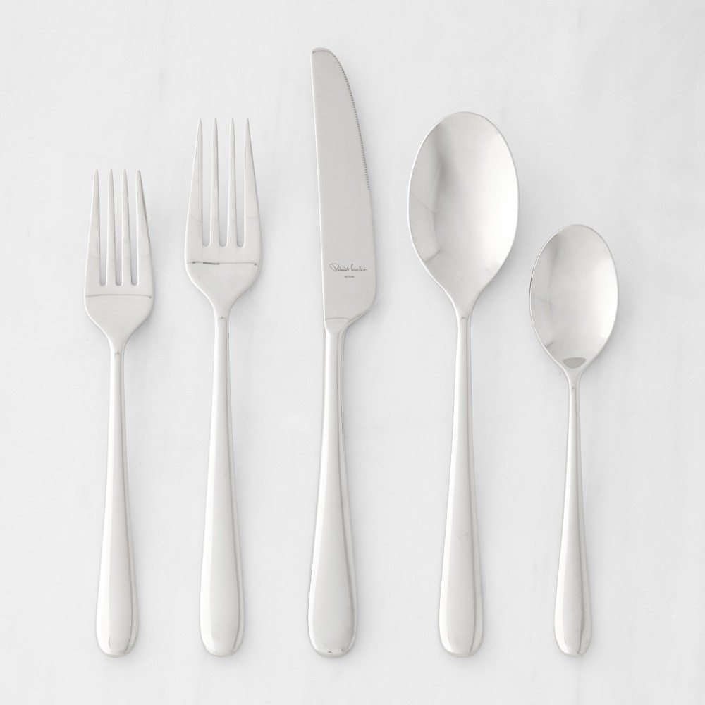 Robert Welch Kingham Flatware Sets - 42 piece mirror finish