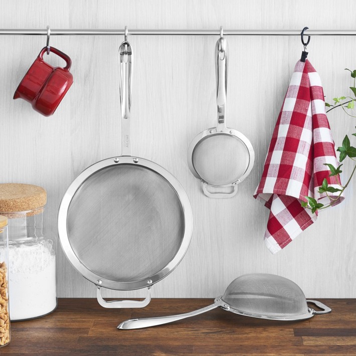 All-Clad 3-Piece Stainless-Steel Strainer Set | Williams Sonoma