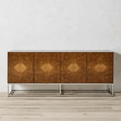 Wythe Burl Wood Double Console (72")