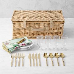 Famille Rose Picnic Basket