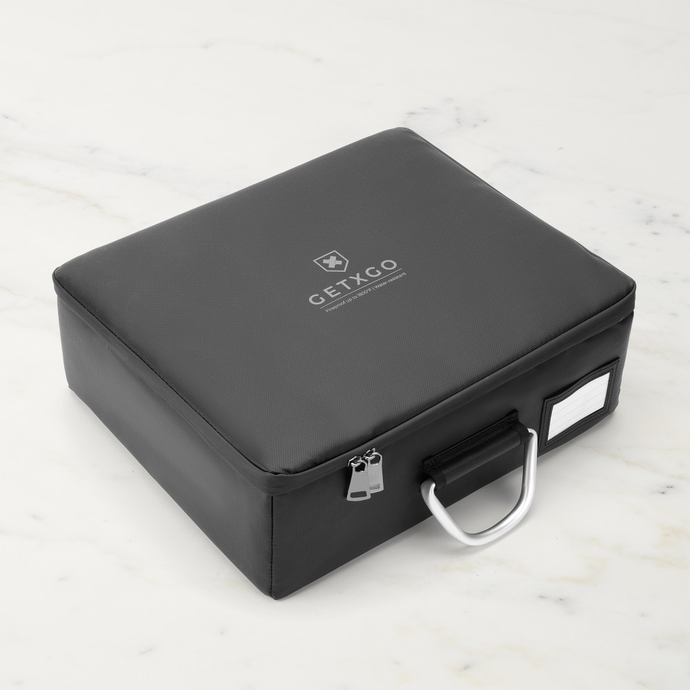 GETXGO Fire and Water-Resistant Photo Organizer