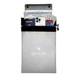GETXGO Fire and Water-Resistant Document Bag