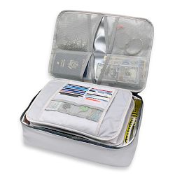 GETXGO Fire and Water-Resistant Document Box