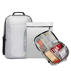GETXGO Fire and Water-Resistant Go Bag Combo
