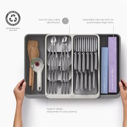 Joseph Joseph DrawerStore™ Expanding Tiered Cutlery, Utensil, Gaget and Knife Organizer