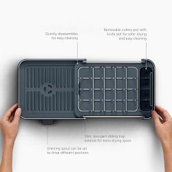 Joseph Joseph Extend™ Slim Steel Compact Expandable Dish Rack