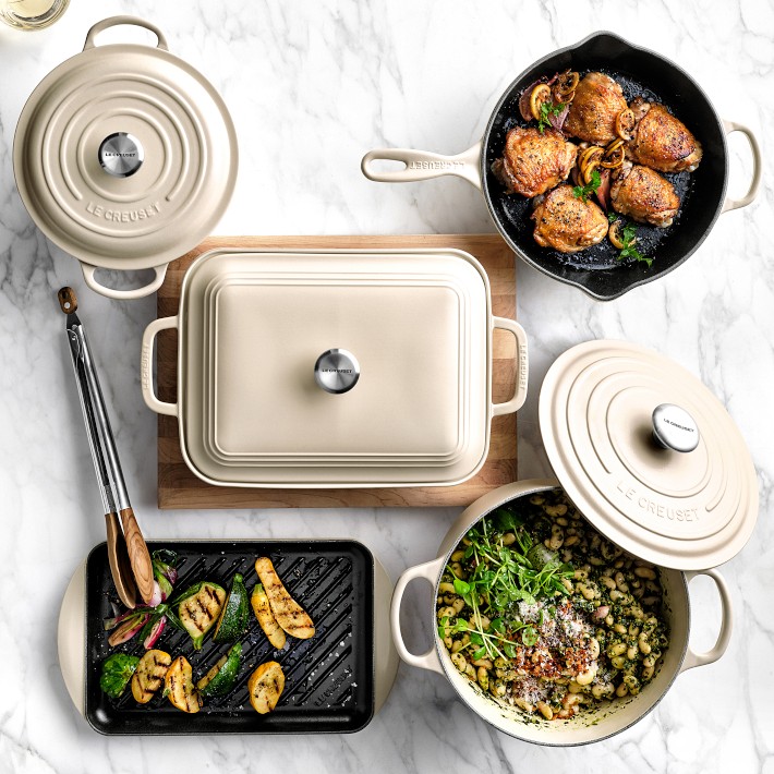 LE CREUSET キャストアルミニウム・グリル23cm ロングハンドル ル・クルーゼ(Le Creuset) ルクルーゼ キャストアルミニウム グリル IH