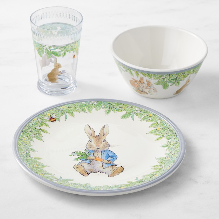 Peter Rabbit Kids Melamine Dinnerware | 3-Piece Set | Williams Sonoma