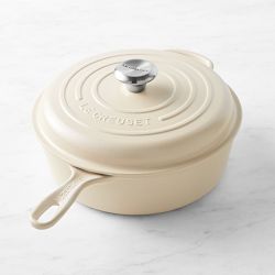 Le Creuset Enameled Cast Iron Cassadou Sauté Pan, 3 3/4-Qt.