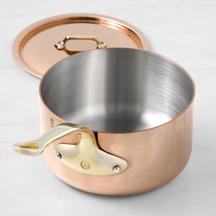 Mauviel M'250B Copper Saucepan | Williams Sonoma