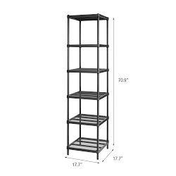 MeshWorks 6-Tier Adjustable Sheving Narrow Unit