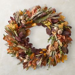 Pheasant Feather Live Wreath