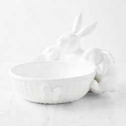 Sculptural Bunny Family Bowl