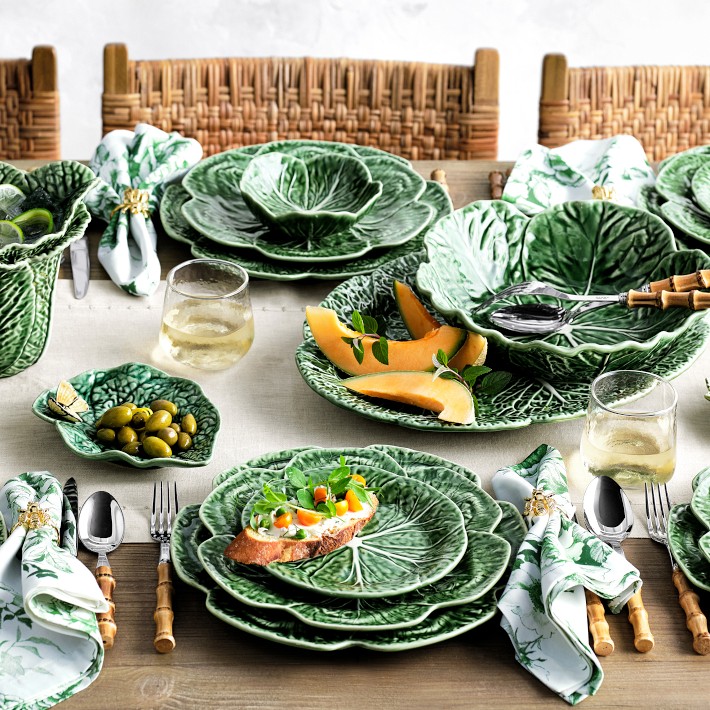 Bordallo Pinheiro Cabbage Cereal Bowls | Williams Sonoma