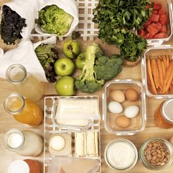 Hold Everything Rectangular Glass Food Storage Containers, 6-Piece Set