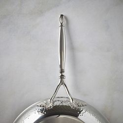 Ruffoni Opus Prima Hammered Stainless-Steel Fry Pans