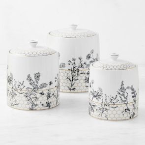 Honeycomb Kitchen Canister | Williams Sonoma