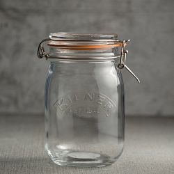 Kilner Round Clip Top Jar, Set of 4