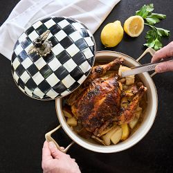 MacKenzie-Childs Casserole Dish, Courtly Check