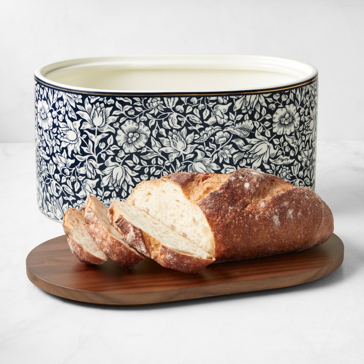 Morris & Co. Bluebell Bread Box | Williams Sonoma