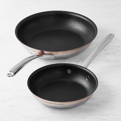 Williams Sonoma Signature Thermo-Clad™ Copper Pro Nonstick Fry, Set of 2